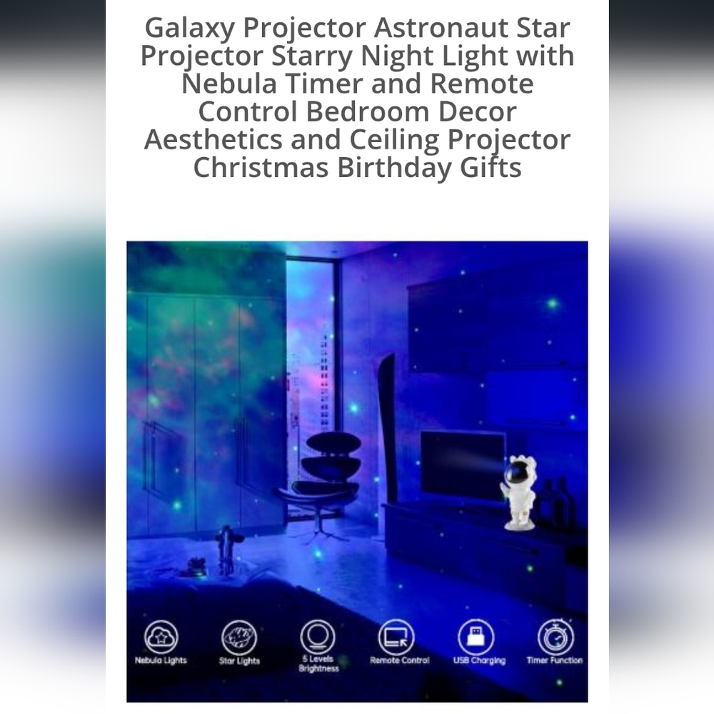 Astronaut Starry Sky Projector